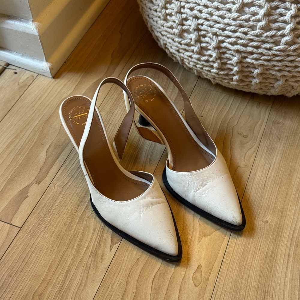 Desana Slingback Pointed Toe Half d'Orsay Pump